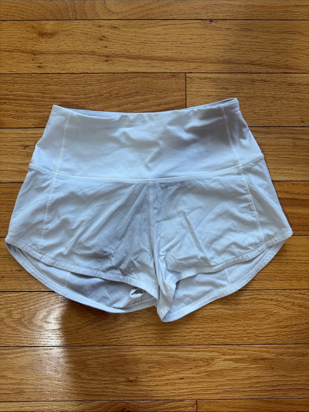 lululemon athletica White Speed Up 2.5” Athletic Shorts